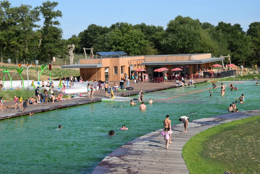 Vue globale du parc de loisir Val de scie